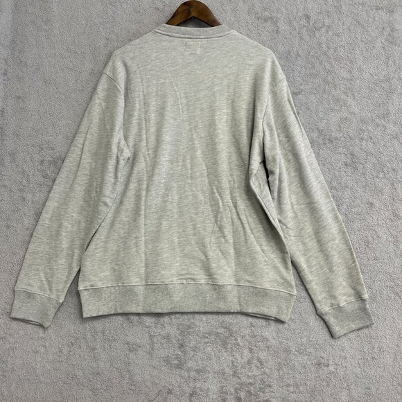 NEW Champion Men's L Crewneck Sweatshirt Gray Cotton Blend - Picture 3 of 10